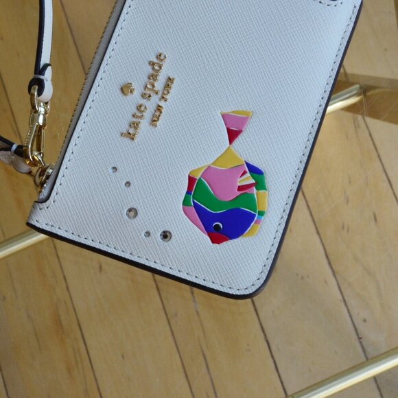 Kate Spade KG671 What A Catch Small Card Holder Wristlet - Picture 3 of 9
